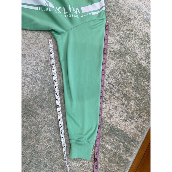 Klim Technical Riding Sz 2XL Moto Biker Dual Sport Logo Green Hoodie Sweatshirt - Picture 7 of 8